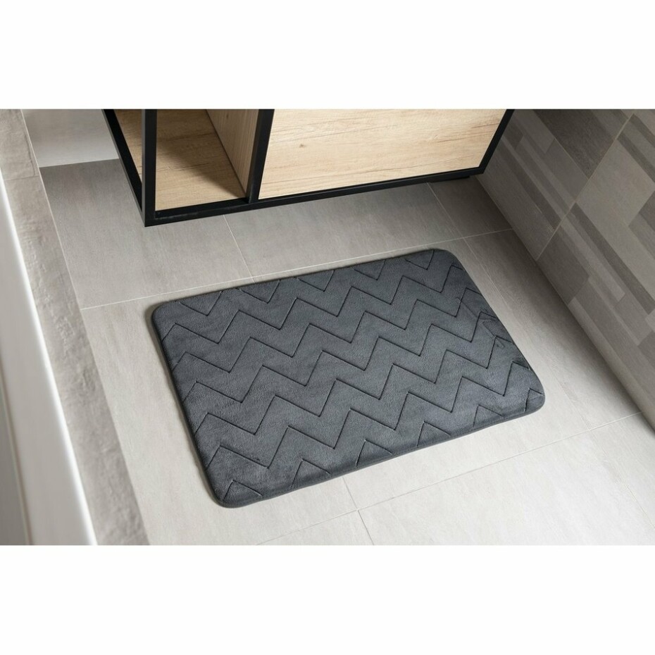 GEDY 96MS508085 Mousse koupelnová předložka antracit, 50 x 80 cm - main (3)