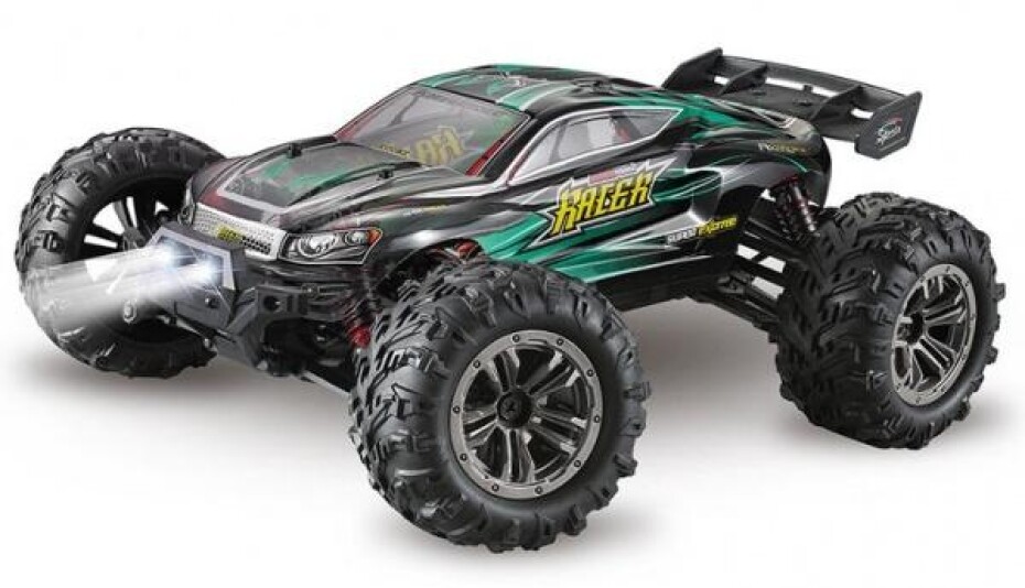 SPIRIT RACER SUPER truggy 4WD, 1:16, 2,4 GHz, rychlost až 36 km/h, RTR, zelený - main (0)