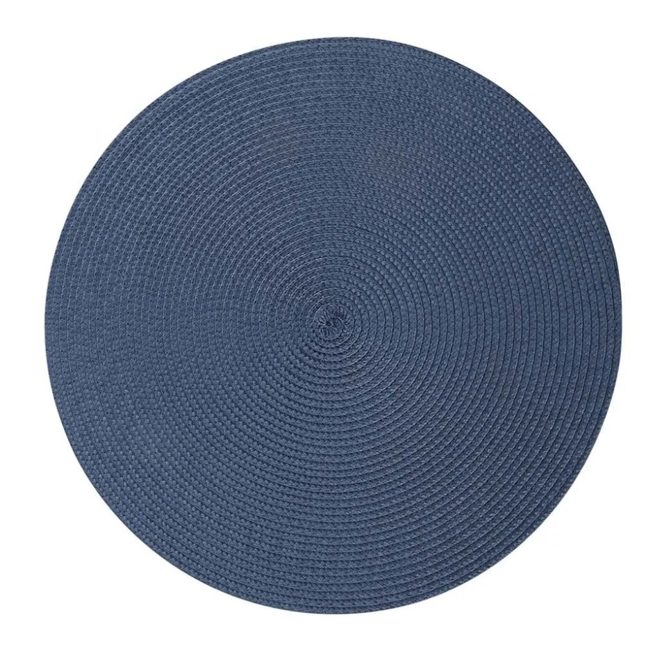Altom Prostírání Straw tmavě modrá, pr. 38 cm, sada 4 ks - main (0)