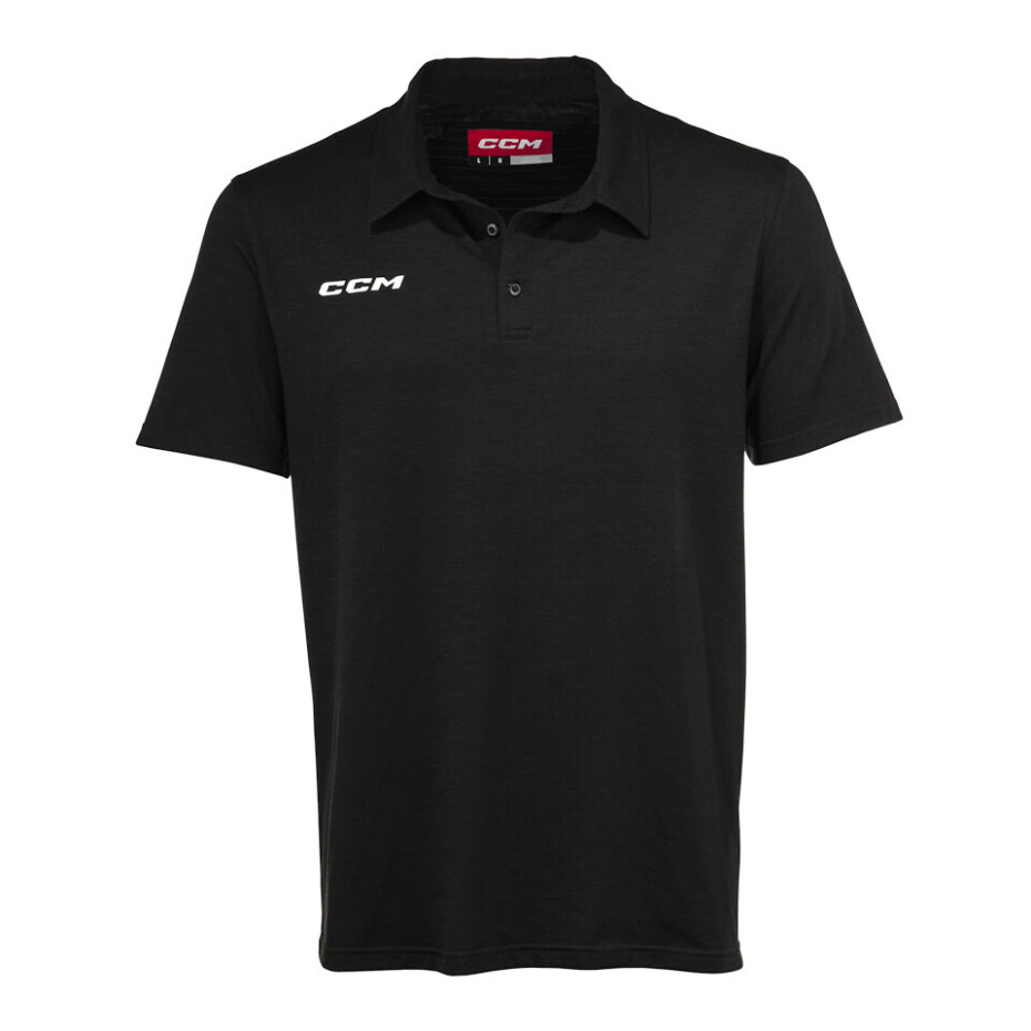 Pánské tričko CCM  Fitted Polo Dark Grey Heathered XS - main (0)
