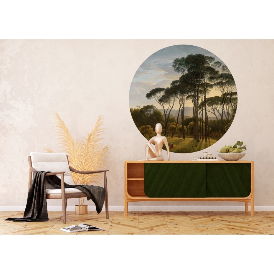 Kruhová fototapeta Old Trees 125 x 125 cm, 2 díly - main (1)