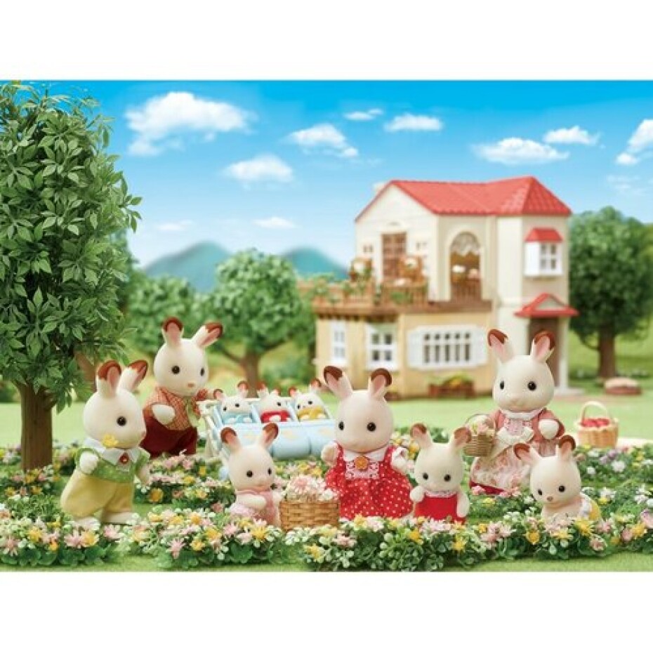 Sylvanian Families Rodina "chocolate" králíků, nová - main (4)