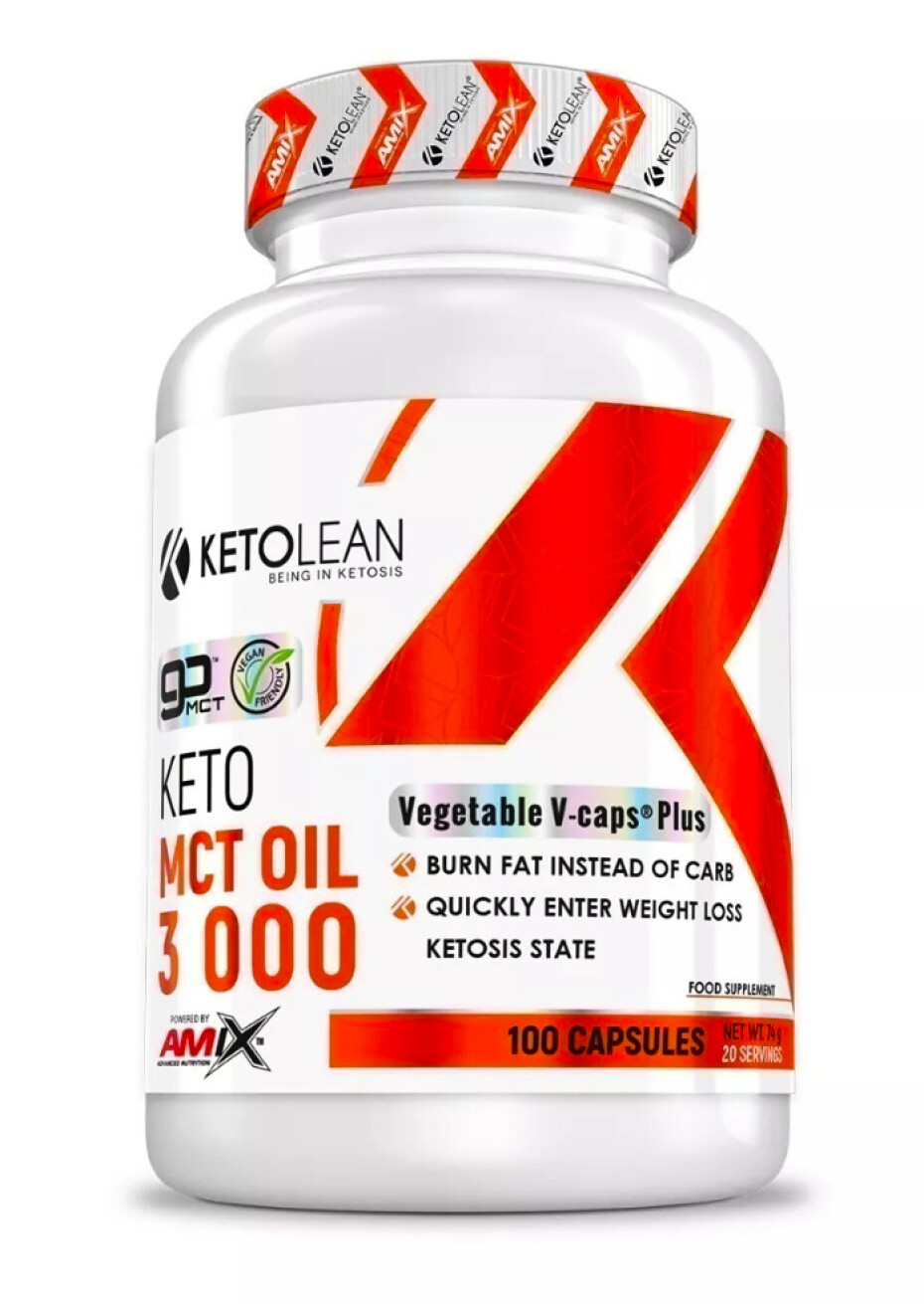 AMIX KETOLEAN KETO MCT OIL 3000 100 kapslí - main (0)