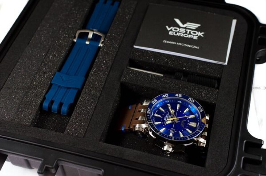 Vostok Europe Energia Rocket Automatic GMT NH34-575A716 - Bílý silikonový řemínek - main (8)