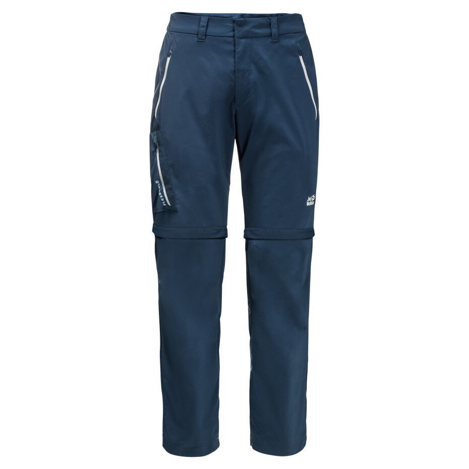 Pánské kalhoty Jack Wolfskin  Overland Zip Away Thunder Blue 54 - main (0)