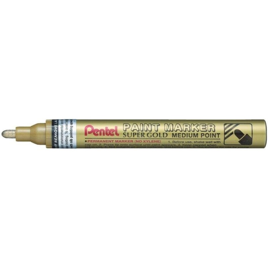 Popisovač Pentel Paint Marker MMP10 lakový - zlatý 2-4 mm - main (0)