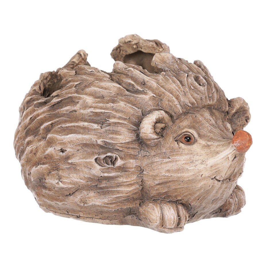 Obal na květiny Ježek. 19 x 10 x 13 cm, polyresin - main (5)