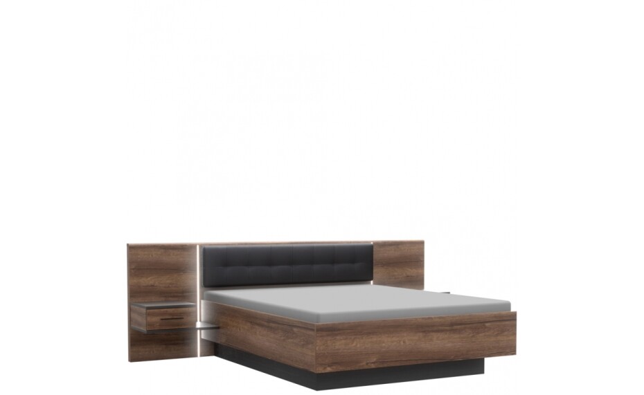 Forte Manželská postel BELLEVUE BLQL161B | 160 x 200 cm - main (1)