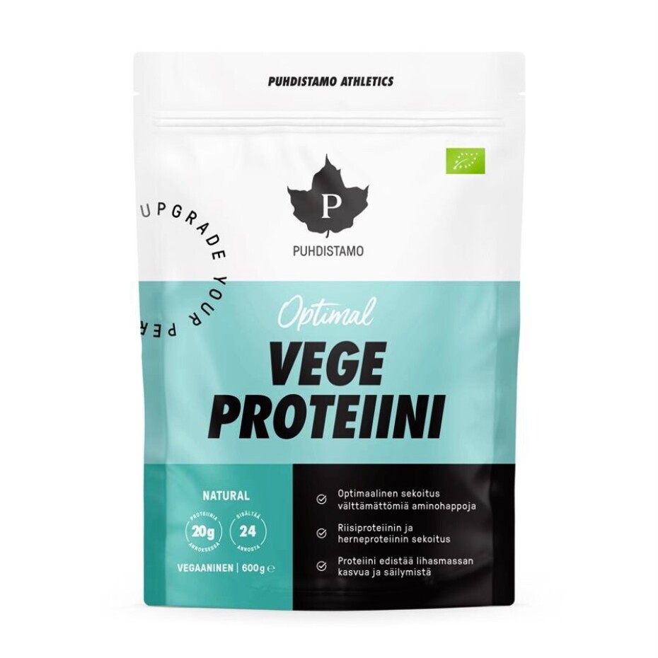 Puhdistamo  Optimal Vegan Protein BIO 600 g  natural - main (0)
