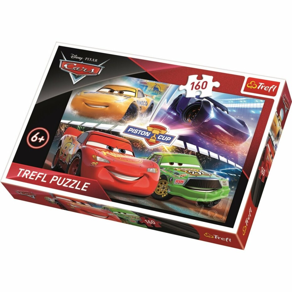 Trefl Puzzle Auta 3 Výhra v závodě, 160 dílků - main (1)