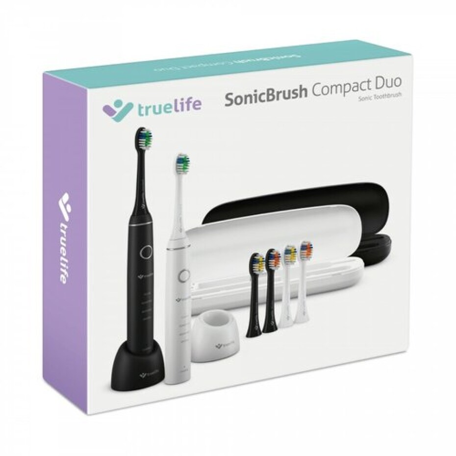 TrueLife Sada sonických kartáčků SonicBrush Compact Duo, 2 ks - main (12)