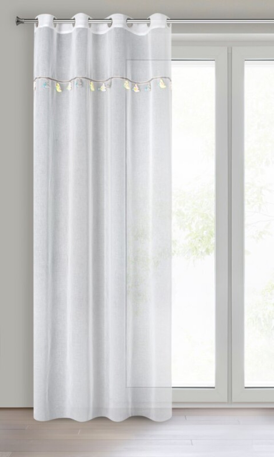 ArtFir Záclona KIDS 1 K | bílá 140 x 250 cm - main (2)