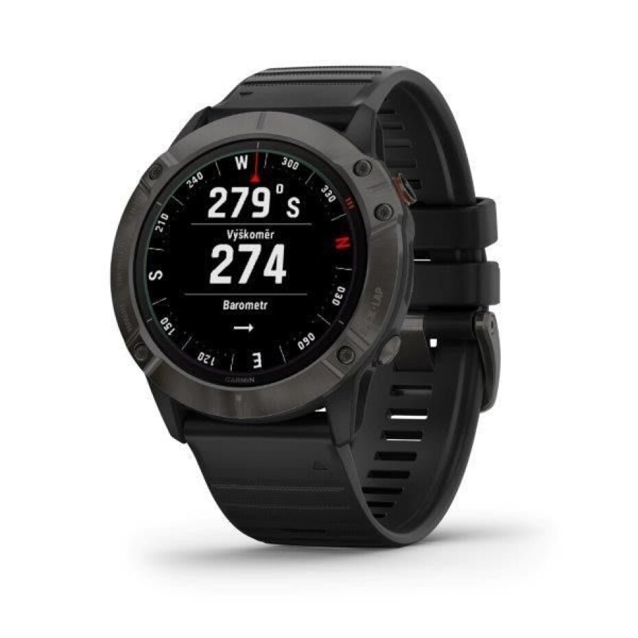 Garmin fenix6X PRO Solar, TitaniumGrayDLC/Black Band (MAP/Music) 010-02157-21 - main (18)
