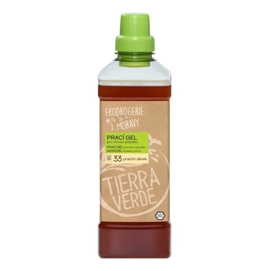 Tierra Verde Prací gel z mýdlových ořechů pro citlivou pokožku, 1 l - main (0)