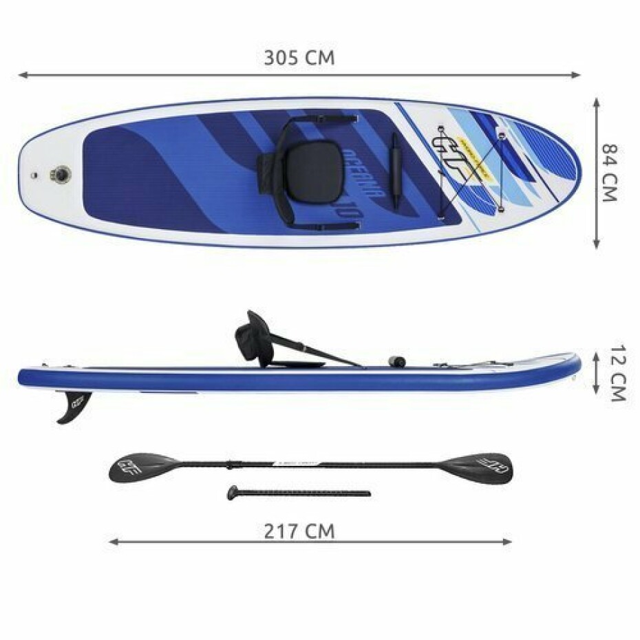 Bestway Paddle Board Oceana s přídavným sedátkem - main (8)