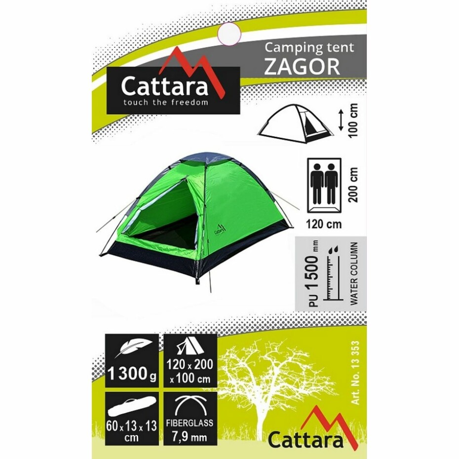 Cattara Stan pro 2 osoby Zagor 200 x 120 x 100 cm - main (2)