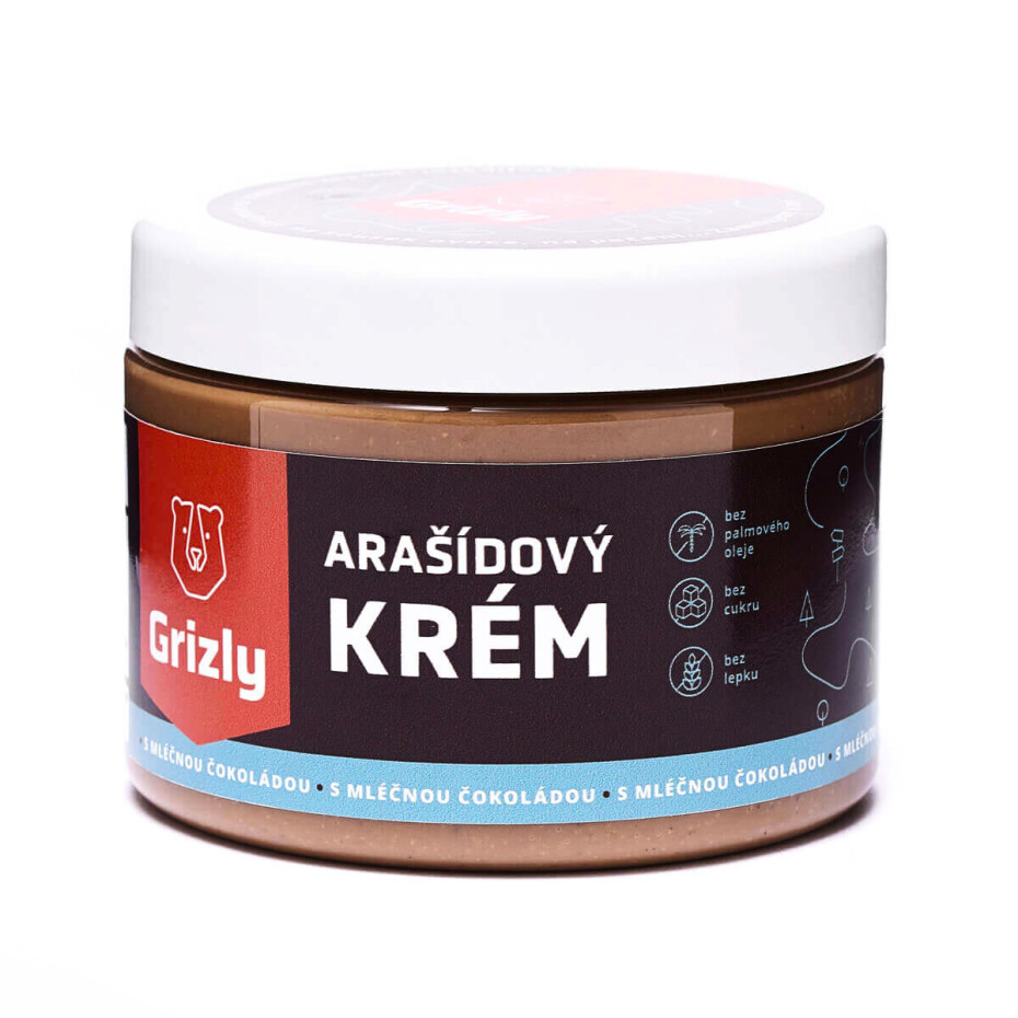 Grizly Arašídový krém s mléčnou čokoládou 500 g - main (0)