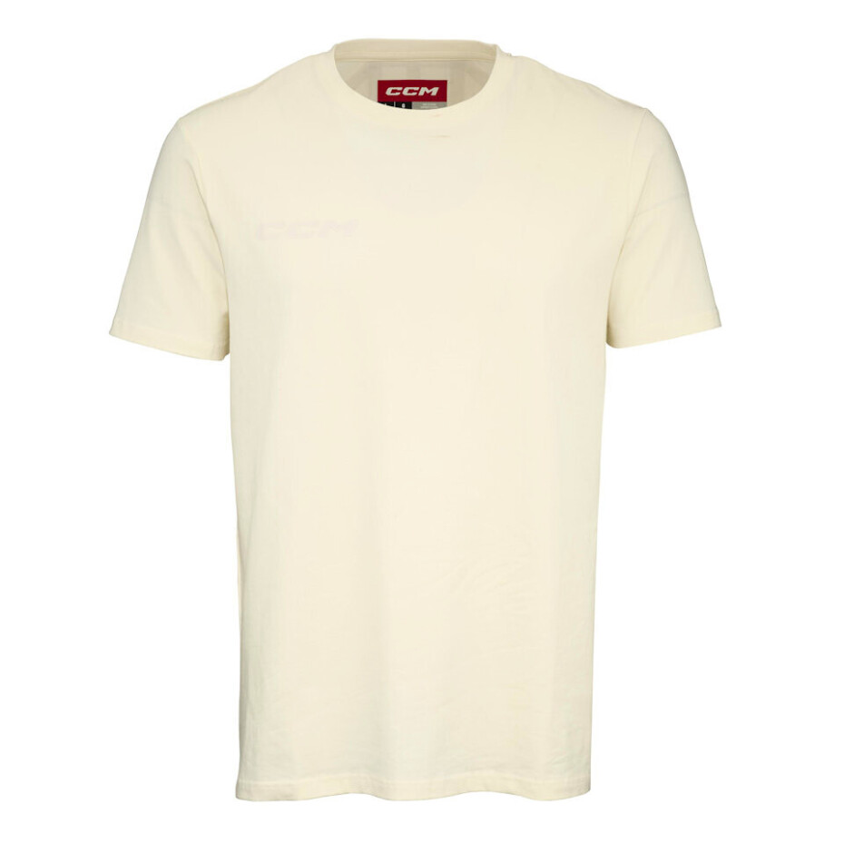 Dětské tričko CCM Core SS Tee Unbleached M - main (0)