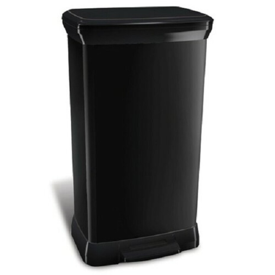 Curver Odpadkový koš Rectangular 50 l, černá - main (0)