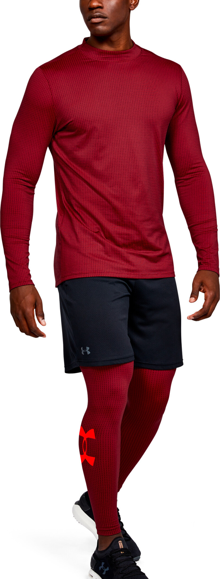 Pánské legíny Under Armour HeatGear Legging Novelty Red S - main (3)