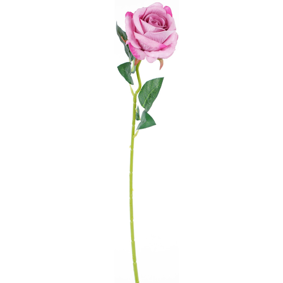 Umělá růže tmavě růžová, 51 cm - main (0)