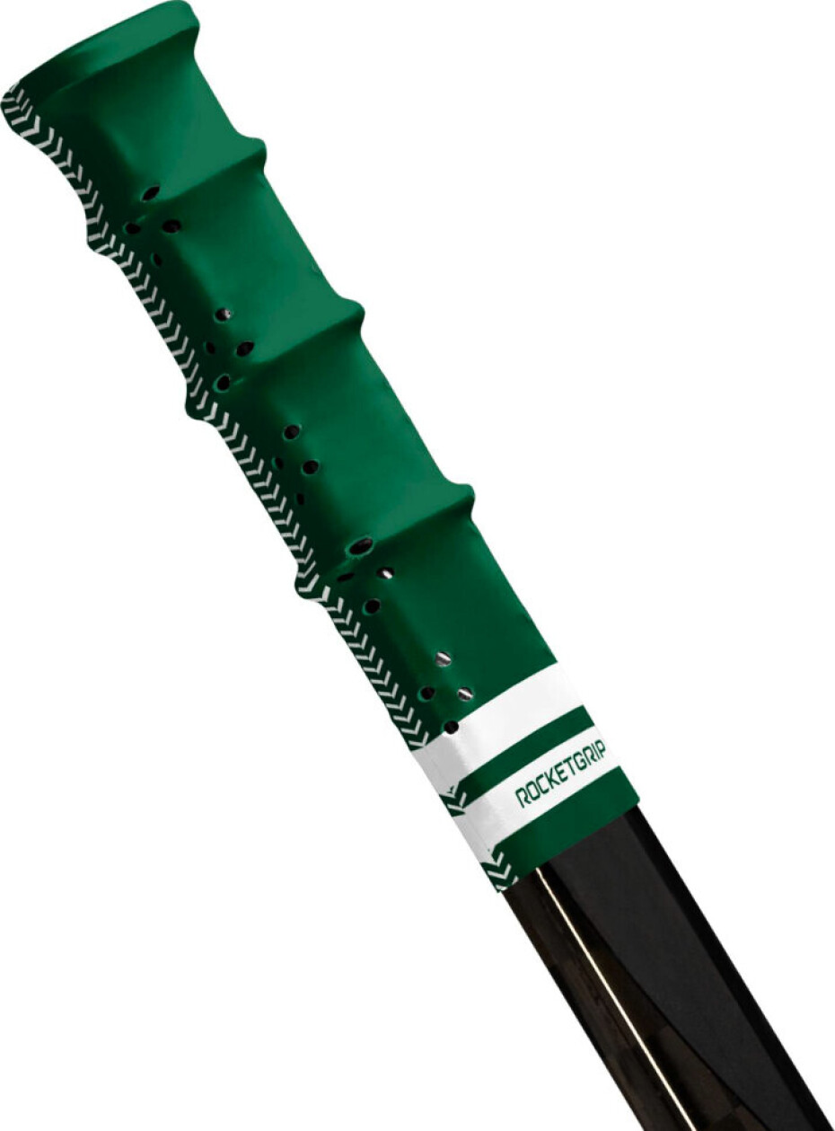Koncovka na hokejku RocketGrip  Rubber Ultra Grip Green/White Senior - main (0)
