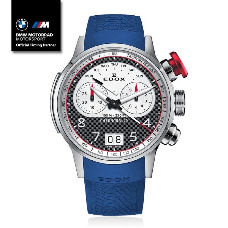 EDOX Chronorally 45 Limited Edition Quartz Chronograph 38003-TINR-CANBR - main (1)
