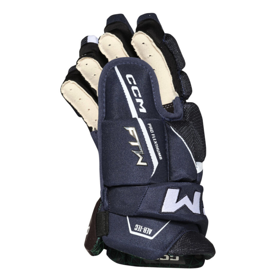 Hokejové rukavice CCM JetSpeed FTWomen Navy/White Senior 12 palců - main (2)