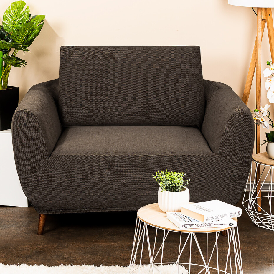 4Home Multielastický potah na křeslo Comfort hnědá, 70 - 110 cm - main (0)