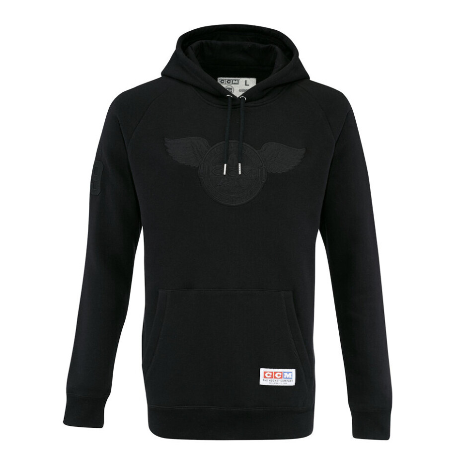 Dětská mikina CCM Monochrome Pullover Hoodie Black XL - main (0)
