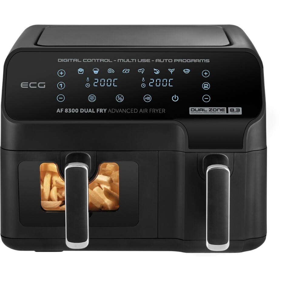 ECG AF 8300 horkovzdušná fritéza Dual Fry - main (3)