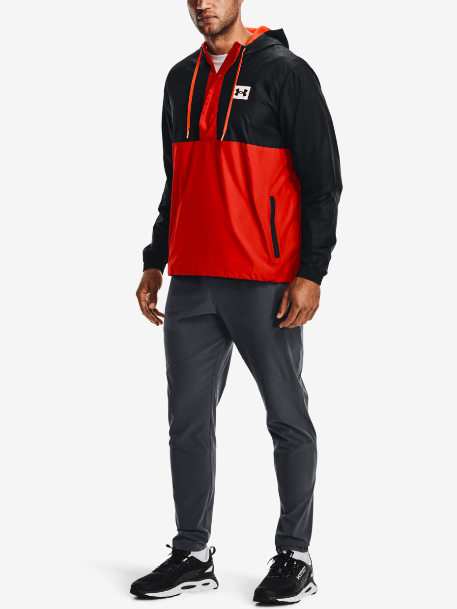 Under Armour UA Stretch Woven tepláky šedá pánské - main (1)
