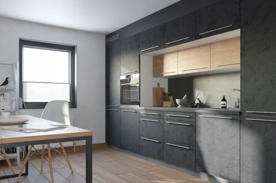 ArtExt Kuchyňská skříňka spodní MALMO | D2A 90 Barva korpusu: Grey - main (7)