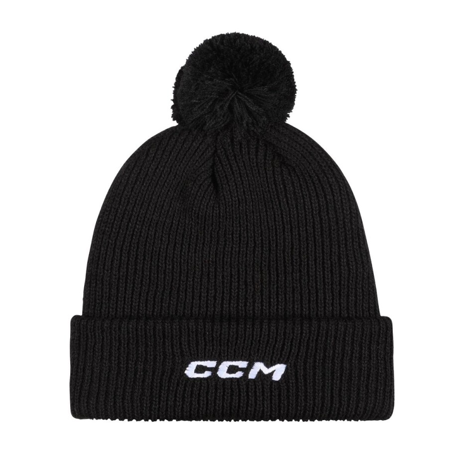 Čepice CCM  Team Pom Knit Black - main (0)