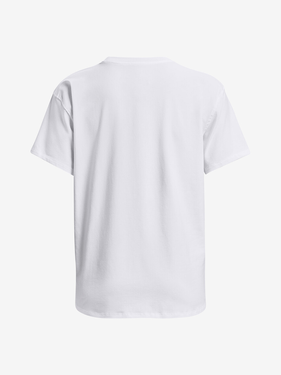 Under Armour Esential Cttn Stretch Tee-WHT 1376938-100 - main (3)