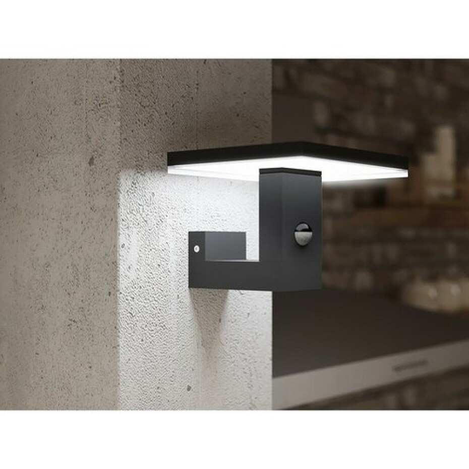 Panlux Venkovní nástěnné LED svítidlo Bari N antracit, IP54, 10 W - main (1)