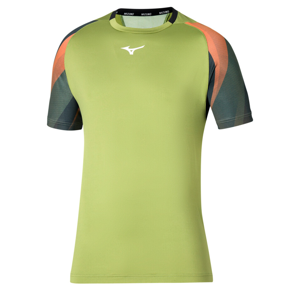 Pánské tričko Mizuno  Release Shadow Tee Callista Green XXL - main (0)
