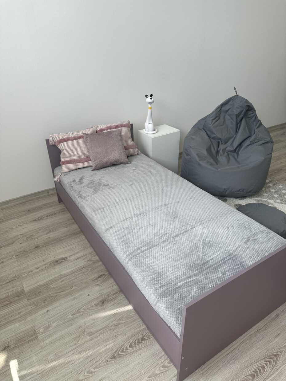 ArtStol Postel BALI/SIENA s matrací a roštem | fialová 90 x 200 cm - main (4)