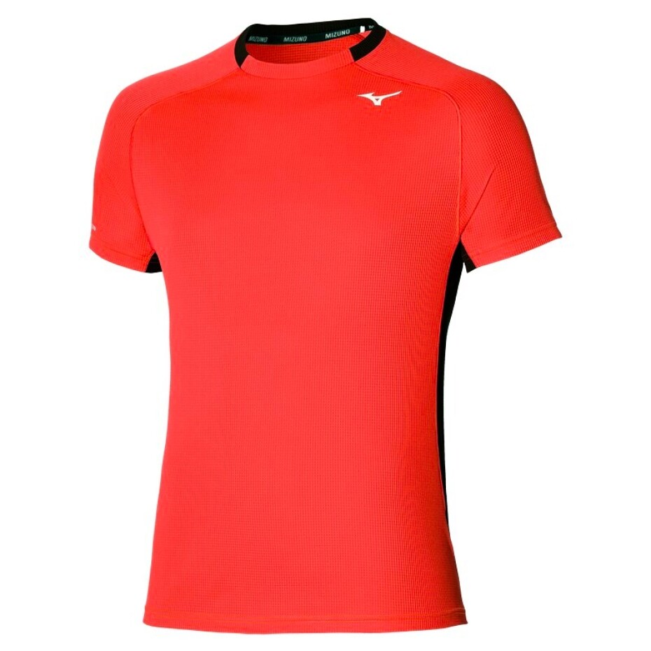 Pánské tričko Mizuno  DryAeroFlow Tee Ignition Red XL - main (0)