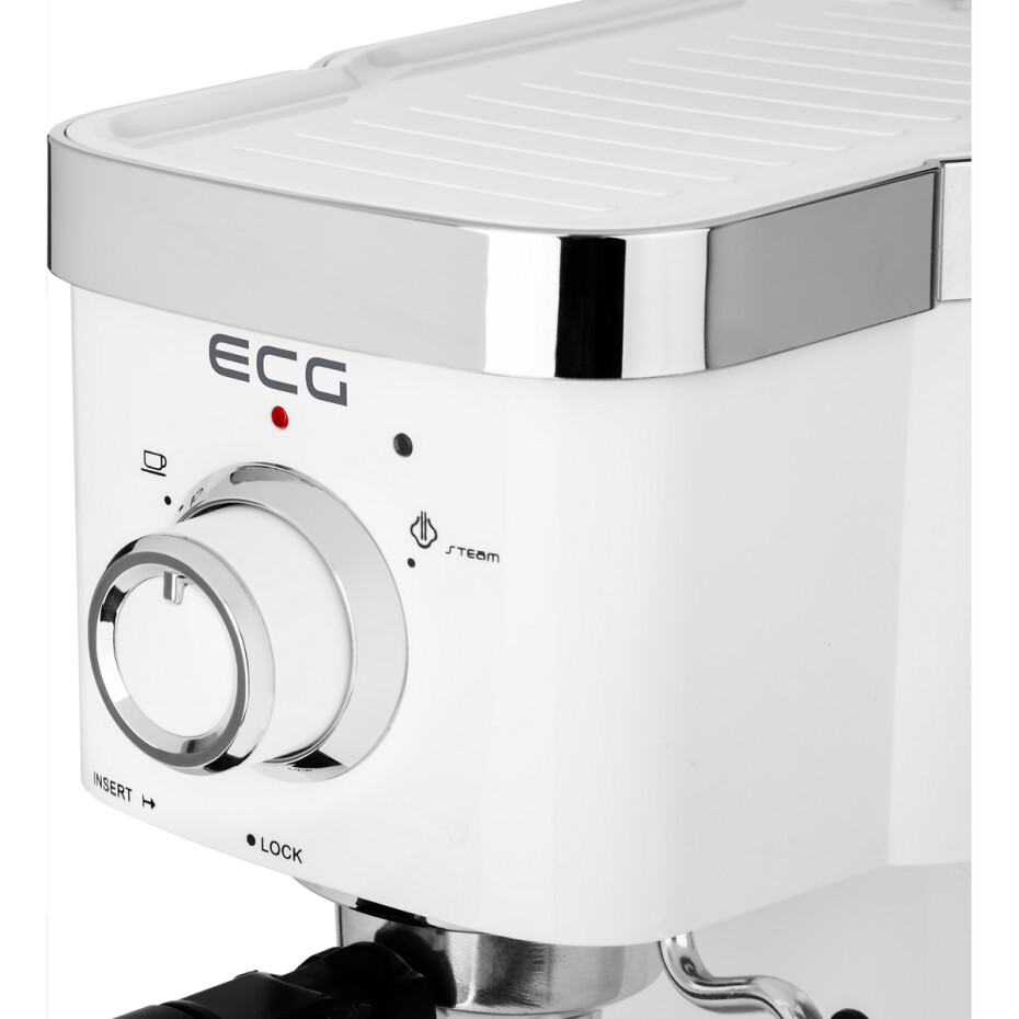 ECG ESP 20301 White pákový kávovar, 1,25 l, bílá - main (5)