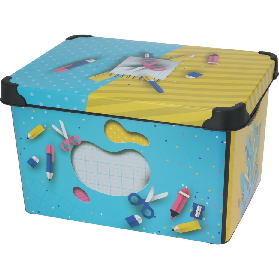 Dětský úložný box s víkem Creation, 41 x 30 x 24 cm, 22 l, plast - main (0)