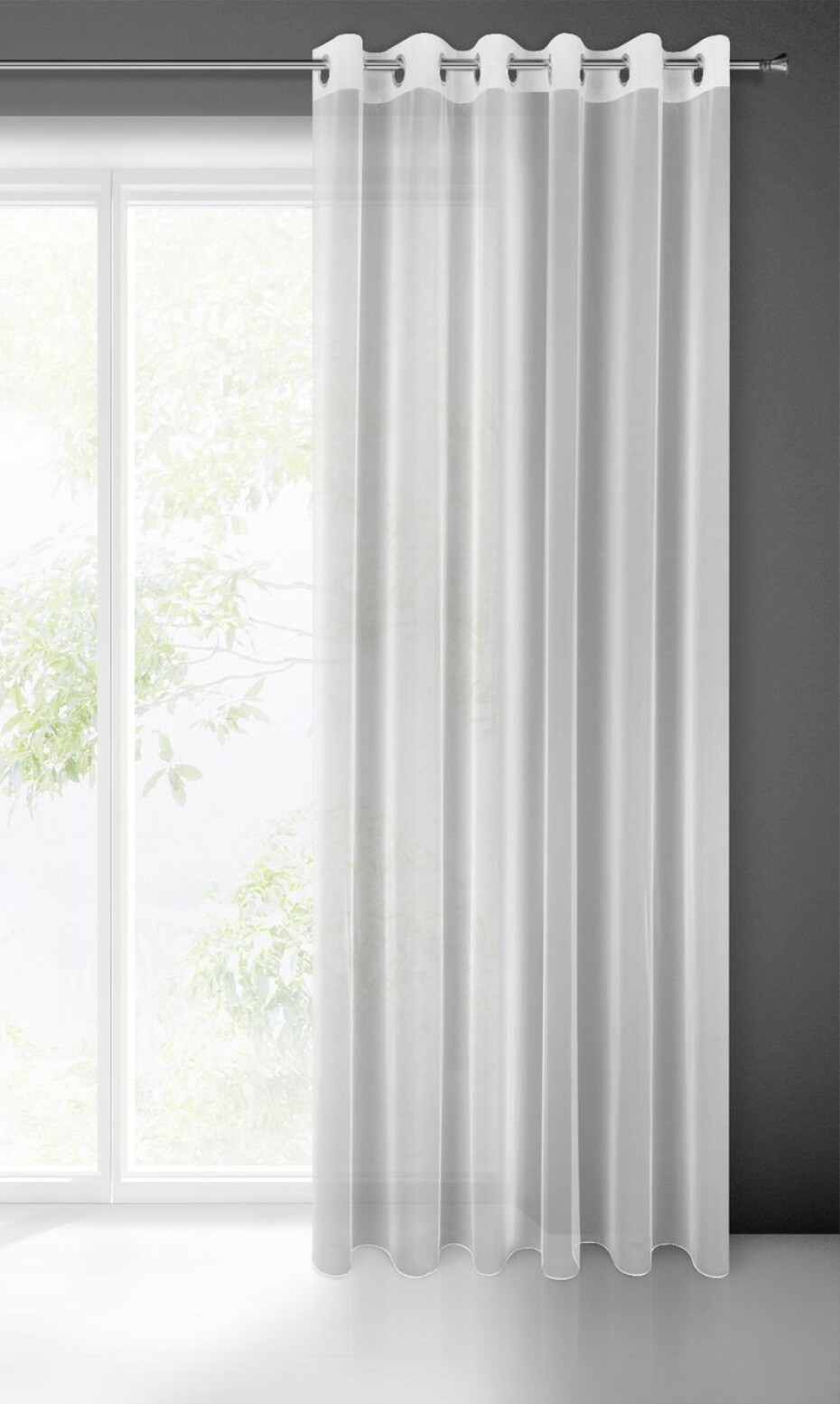 ArtFir Záclona ESEL K | bílá 135 x 250 cm - main (2)