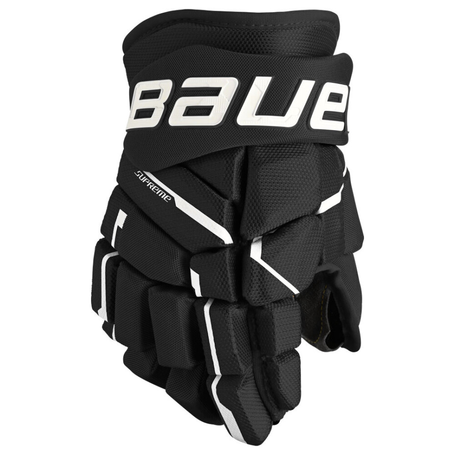 Hokejové rukavice Bauer Supreme M5PRO Black/White Junior 11 palců - main (0)