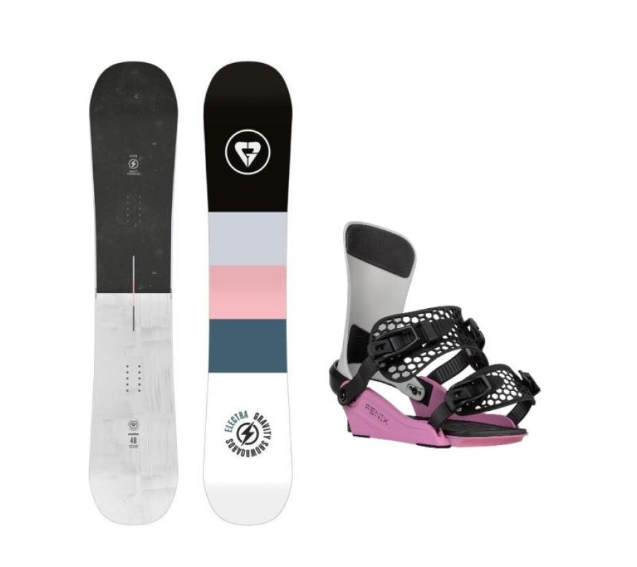 Gravity Electra 24/25 dámský snowboard + Gravity Fenix grey/rose vázání - main (0)