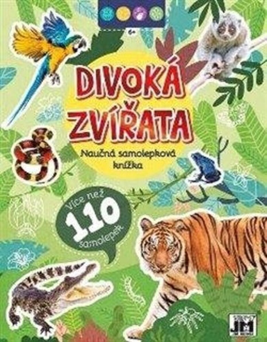 Naučná samolepková knížka Divoká zvířata - main (0)