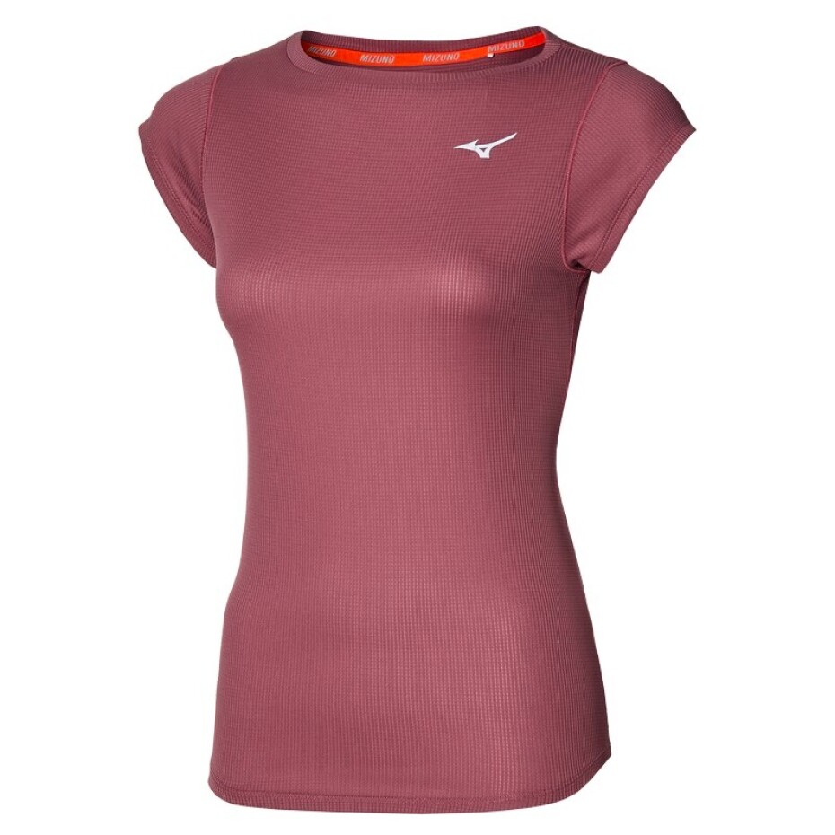 Dámské tričko Mizuno  DryAeroFlow Tee Renaissance Rose XS - main (0)