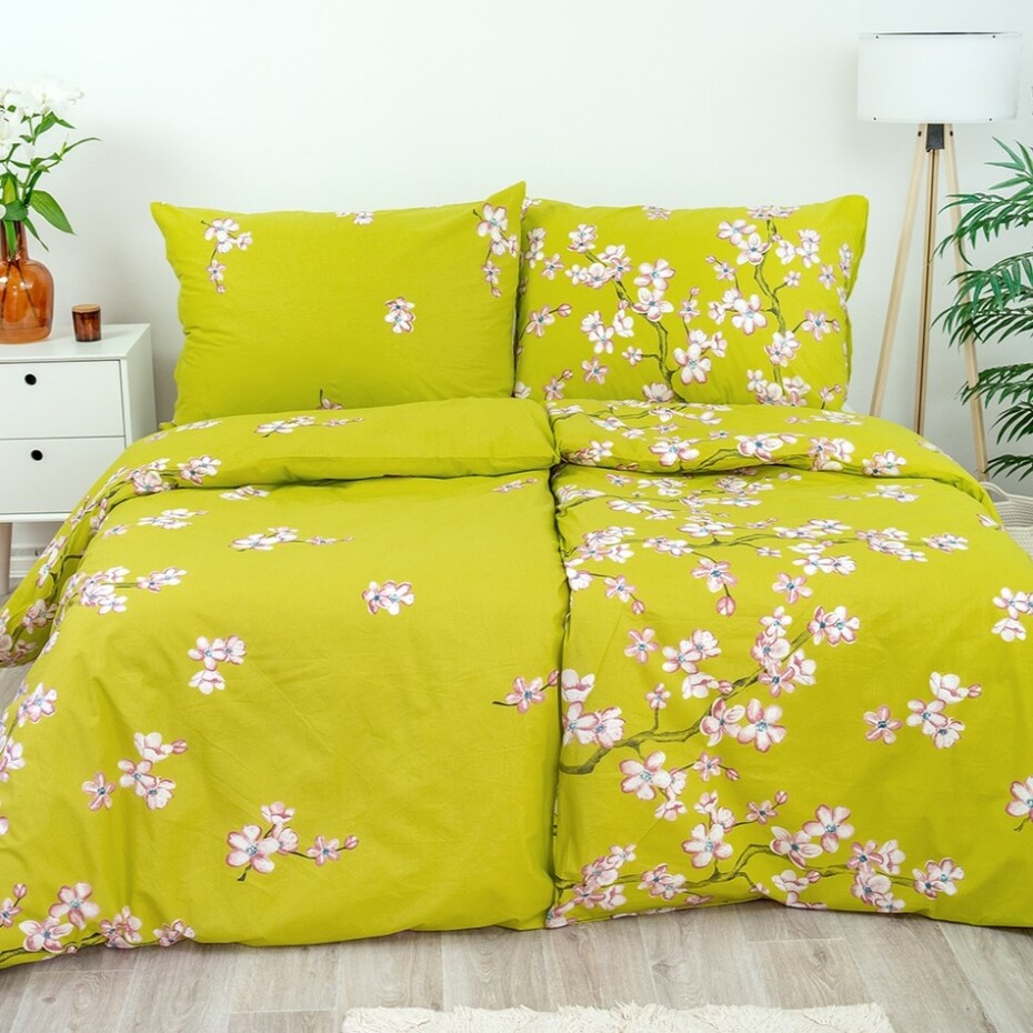 Stanex Bavlněné povlečení Sakura, 140 x 200 cm, 70 x 90 cm - main (0)