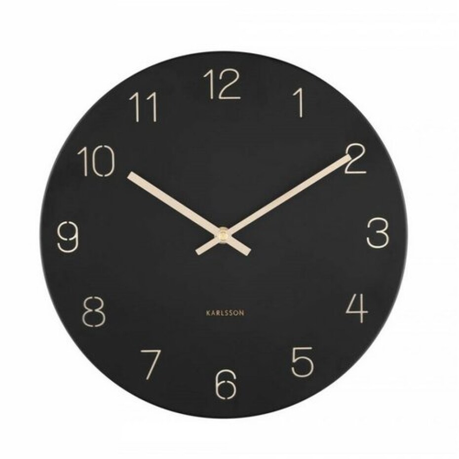 Karlsson 5788BK designové nástěnné hodiny, pr. 30 cm - main (0)