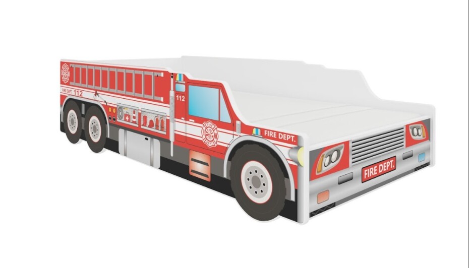 ArtAdrk Dětská auto postel FIRE TRUCK Provedení: 80 x 160 cm - main (0)