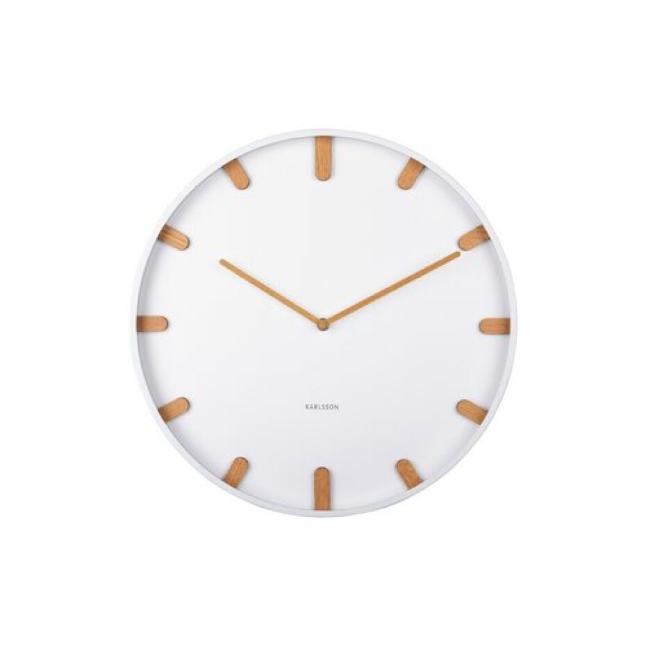 Karlsson 5942WH designové nástěnné hodiny 40 cm - main (0)